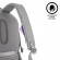 XD DESIGN ANTI-THEFT BACKPACK BOBBY SOFT GREY P/N: P705.792 image 3