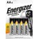 ENERGIZER BATTERY ALKALINE POWER AA LR6 BLISTER 4 PIECES image 1
