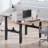 Ergo Office ER-404B Electric Double Height Adjustable Standing/Sitting Desk Frame without Desk Tops Black image 2