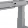 Ergo Office ER-404G Electric Double Height Adjustable Standing/Sitting Desk Frame without Desk Tops Gray image 3