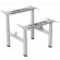 Ergo Office ER-404G Electric Double Height Adjustable Standing/Sitting Desk Frame without Desk Tops Gray image 5