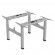 Ergo Office ER-404G Electric Double Height Adjustable Standing/Sitting Desk Frame without Desk Tops Gray image 8