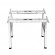 Ergo Office ER-404W Electric Double Height Adjustable Standing/Sitting Desk Frame without Desk Tops White image 7
