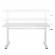 Manual height adjustable desk Ergo Office, max 40 kg, max height 117cm, with a top for standing and sitting work, ER-401 W фото 5