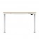 Tuckano Electric height adjustable desk ET119W-C white/oak image 1