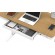 Tuckano Electric height adjustable desk ET119W-C white/oak image 3