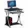 Techly Compact Desk for PC with Removable Tray, Black Graphite ICA-TB 328BK image 1