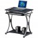 Techly Compact Desk for PC with Removable Tray, Black Graphite ICA-TB 328BK image 5