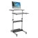 Techly ICA-TB TPM-3 standing desk Black, Silver image 1