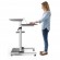 Techly ICA-TB TPM-3 standing desk Black, Silver image 5