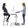 Techly ICA-TB TPM-3 standing desk Black, Silver image 6