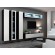 Cama Full cabinet VIGO '180' 180/40/30 white/black gloss paveikslėlis 6