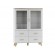 Cama display cabinet LOTTA 2D4D white + sonoma oak image 1