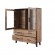 Cama display cabinet LOTTA 2D4D wotan oak + mat black image 2