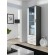 Cama display cabinet SOHO S1 grey/white gloss paveikslėlis 1