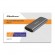 Qoltec 52271 Enclosure NV2271 for drive M.2 SSD | SATA | NVMe | USB-C | 2TB paveikslėlis 8