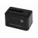 Gembird HD32-U2S-5 docking station for 2.5 "and 3.5" hard drives USB 2.0 Type-A Black image 1