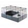 FERPLAST Multipla - Modular cage for rabbit or guinea pig - 107.5 x 72 x 50 cm image 4