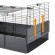 FERPLAST Multipla - Modular cage for rabbit or guinea pig - 107.5 x 72 x 50 cm image 6