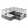 FERPLAST Multipla Maxi - modular cage for rabbit or guinea pig - 142.5 x 72 x 50 cm image 7
