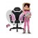 Gaming chair for children Huzaro Ranger 1.0 Pink Mesh paveikslėlis 2