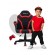Gaming chair for children Huzaro Ranger 1.0 Red Mesh, black, red paveikslėlis 5