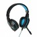 iBox X8 Headset Wired Head-band Gaming Black, Blue paveikslėlis 6