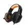 REAL-EL GDX-7700 SURROUND 7.1 gaming headphones with microphone, black-orange image 3