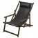 Sun lounger with armrest and cushion GreenBlue Premium GB283 black image 6