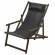 Sun lounger with armrest and cushion GreenBlue Premium GB283 black image 8