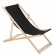 Wooden chair made of quality beech wood with three adjustable backrest positions Black colour GreenBlue GB183 image 1