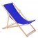 Wooden chair made of quality beech wood with three adjustable backrest positions colour blue GreenBlue GB183 фото 1