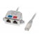 Lanberg adapter lan rj45/2x rj45 ftp splitter ad-0026-s фото 1