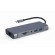 Gembird A-CM-COMBO7-01 notebook dock/port replicator USB 3.2 Gen 1 (3.1 Gen 1) Type-A Grey image 2