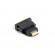 Lanberg AD-0014-BK cable gender changer HDMI DVI-D (F) (24 + 5) Black paveikslėlis 2