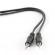 Gembird 1.2m, 3.5mm/3.5mm, M/M audio cable Black image 1