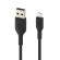 BELKIN PVC USB CABLE USB-A - LIGHTNING, 1M, BLK image 2
