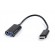 Gembird A-OTG-CMAF2-01 USB cable 0.2 m USB C USB A Black image 1
