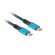 Lanberg CA-CMCM-45CU-0005-BK USB cable 0.5 m USB4 Gen 2x2 USB C Black, Blue image 3