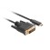 Lanberg CA-CMDV-10CU-0005-BK video cable adapter 0.5 m USB Type-C DVI-D Black image 3