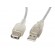Lanberg CA-USBE-12CC-0018-TR USB cable 1.8 m USB 2.0 USB A Transparent image 1