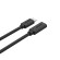 UNITEK C14086BK USB cable 0.5 m USB 3.2 Gen 2 (3.1 Gen 2) USB C Black image 2