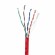 LANBERG UTP CABLE 1GB/S 305M CCA WIRE RED image 2