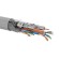 Multi cable Q-LANTEC MultiMedia 2x U/UTP kat.5E + 2x RG6 + 2x FO G657A1, PVC, 350m (KMP3501) Grey image 1