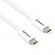 StarTech.com Thunderbolt 3 Cable - 20Gbps - 2m - White - Thunderbolt, USB, and DisplayPort Compatible image 1