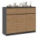 3D3S chest of drawers 120x40x97 cm, anthracite/artisan image 4