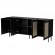 JUTA 4D chest of drawers 4D 200x39,5x90 black + linol calabria paveikslėlis 2
