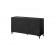 MARMO 3D chest of drawers 150x45x80.5 cm matte black/marble black image 1