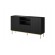 PAFOS chest of drawers on golden steel frame 150x40x90 cm matte black image 1