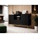 PAFOS chest of drawers on golden steel frame 150x40x90 cm matte black фото 2